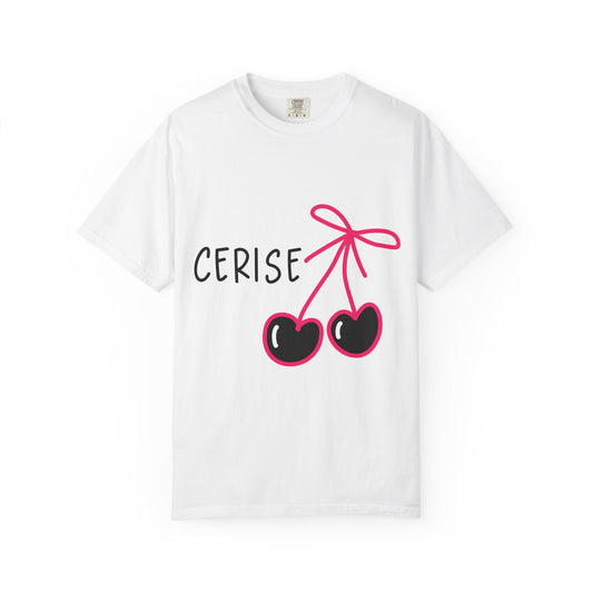Cherry Graphic T-Shirt — "Cerise" Cute Retro Cherry Tee