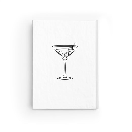 Cocktail Martini Journal — Ruled Lined Notebook for Cocktail Lovers